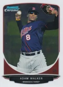 2013 Bowman Chrome - Prospects #BCP121 - Adam Walker - Minnesota Twins - Front