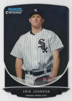 2013 Bowman Chrome - Prospects #BCP122 - Erik Johnson - Chicago White Sox - Front