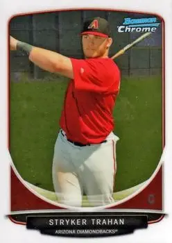 2013 Bowman Chrome - Prospects #BCP123 - Stryker Trahan - Arizona Diamondbacks - Front