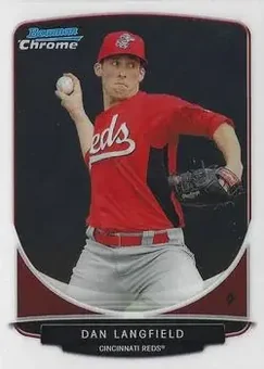 2013 Bowman Chrome - Prospects #BCP124 - Dan Langfield - Cincinnati Reds