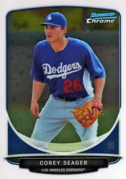 2013 Bowman Chrome - Prospects #BCP125 - Corey Seager - Los Angeles Dodgers - Front