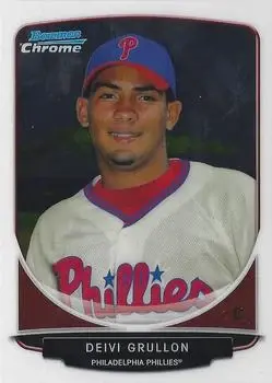 2013 Bowman Chrome - Prospects #BCP128 - Deivi Grullon - Philadelphia Phillies