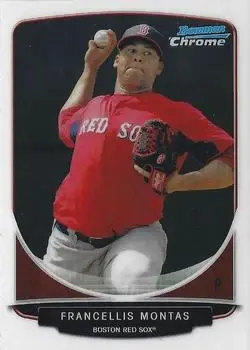 2013 Bowman Chrome - Prospects #BCP129 - Francellis Montas - Boston Red Sox - Front