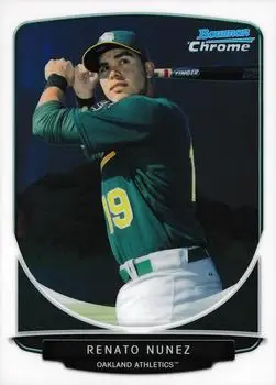 2013 Bowman Chrome - Prospects #BCP132 - Renato Nunez - Oakland Athletics - Front