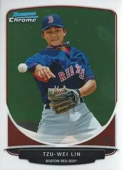 2013 Bowman Chrome - Prospects #BCP133 - Tzu-Wei Lin - Boston Red Sox