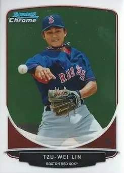 2013 Bowman Chrome - Prospects #BCP133 - Tzu-Wei Lin - Boston Red Sox
