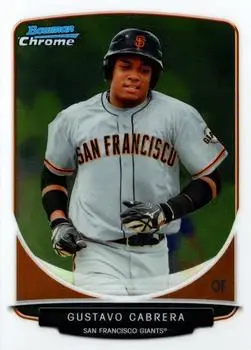 2013 Bowman Chrome - Prospects #BCP136 - Gustavo Cabrera - San Francisco Giants - Front