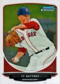 2013 Bowman Chrome - Prospects #BCP139 - Ty Buttrey - Boston Red Sox - Front