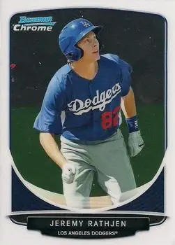 2013 Bowman Chrome - Prospects #BCP142 - Jeremy Rathjen - Los Angeles Dodgers - Front