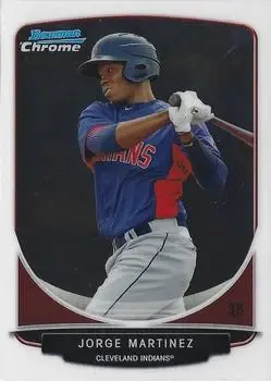 2013 Bowman Chrome - Prospects #BCP145 - Jorge Martinez - Cleveland Indians - Front