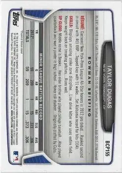 2013 Bowman Chrome - Prospects #BCP155 - Taylor Dugas - New York Yankees - Back