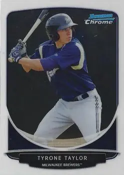 2013 Bowman Chrome - Prospects #BCP158 - Tyrone Taylor - Milwaukee Brewers - Front