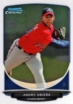 2013 Bowman Chrome - Prospects #BCP159 - Andry Ubiera - Atlanta Braves - Front