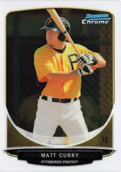 2013 Bowman Chrome - Prospects #BCP163 - Matt Curry - Pittsburgh Pirates - Front