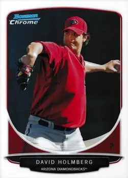 2013 Bowman Chrome - Prospects #BCP168 - David Holmberg - Arizona Diamondbacks - Front