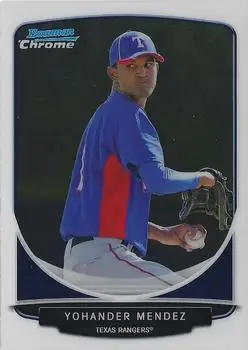 2013 Bowman Chrome - Prospects #BCP176 - Yohander Mendez - Texas Rangers - Front