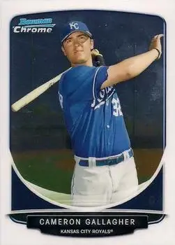 2013 Bowman Chrome - Prospects #BCP177 - Cameron Gallagher - Kansas City Royals - Front
