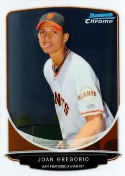 2013 Bowman Chrome - Prospects #BCP185 - Joan Gregorio - San Francisco Giants - Front