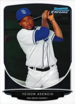 2013 Bowman Chrome - Prospects #BCP189 - Yeison Asencio - San Diego Padres