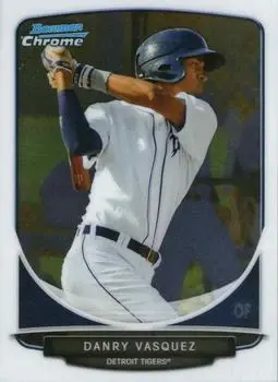 2013 Bowman Chrome - Prospects #BCP190 - Danry Vasquez - Detroit Tigers - Front