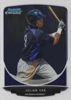 2013 Bowman Chrome - Prospects #BCP193 - Julian Yan - Colorado Rockies