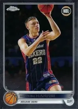 2022-23 Topps Chrome NBL #6 Hyrum Harris