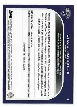 Back of Craig Randall II