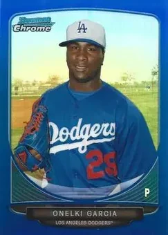 2013 Bowman Chrome - Prospects Blue Refractors #BCP118 - Onelki Garcia - Los Angeles Dodgers