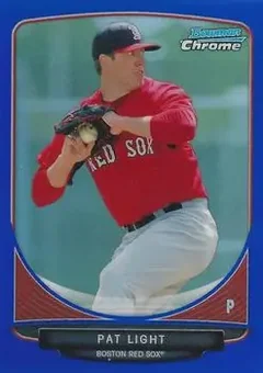 2013 Bowman Chrome - Prospects Blue Refractors #BCP152 - Pat Light - Boston Red Sox