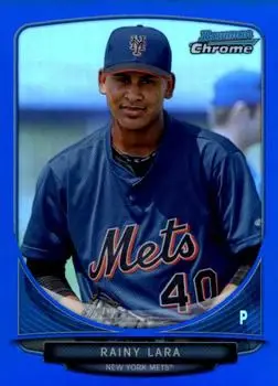 2013 Bowman Chrome - Prospects Blue Refractors #BCP153 - Rainy Lara - New York Mets