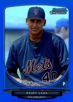 2013 Bowman Chrome - Prospects Blue Refractors #BCP153 - Rainy Lara - New York Mets