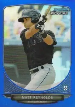 2013 Bowman Chrome - Prospects Blue Refractors #BCP157 - Matt Reynolds - New York Mets