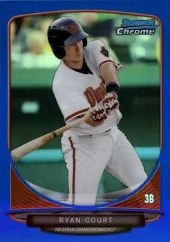 2013 Bowman Chrome - Prospects Blue Refractors #BCP166 - Ryan Court - Arizona Diamondbacks