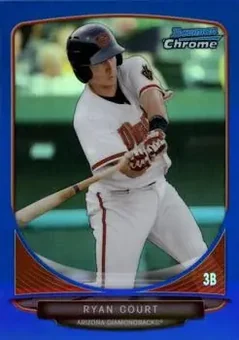 2013 Bowman Chrome - Prospects Blue Refractors #BCP166 - Ryan Court - Arizona Diamondbacks