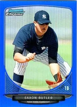 2013 Bowman Chrome - Prospects Blue Refractors #BCP172 - Saxon Butler - New York Yankees