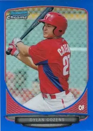2013 Bowman Chrome - Prospects Blue Refractors #BCP186 - Dylan Cozens - Philadelphia Phillies