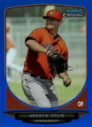 2013 Bowman Chrome - Prospects Blue Refractors #BCP199 - Andrew Aplin - Houston Astros