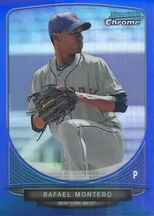 2013 Bowman Chrome - Prospects Blue Refractors #BCP204 - Rafael Montero - New York Mets
