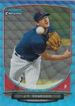 2013 Bowman Chrome - Prospects Blue Wave Refractors #BCP137 - J.T. Chargois - Minnesota Twins