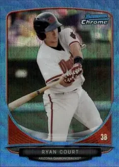 2013 Bowman Chrome - Prospects Blue Wave Refractors #BCP166 - Ryan Court - Arizona Diamondbacks