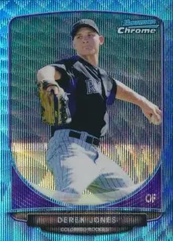 2013 Bowman Chrome - Prospects Blue Wave Refractors #BCP169 - Derek Jones - Colorado Rockies