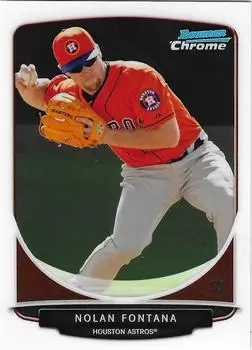 2013 Bowman Chrome - Prospects #BCP112 - Nolan Fontana - Houston Astros