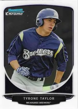 2013 Bowman Chrome - Prospects #BCP158 - Tyrone Taylor - Milwaukee Brewers - Front