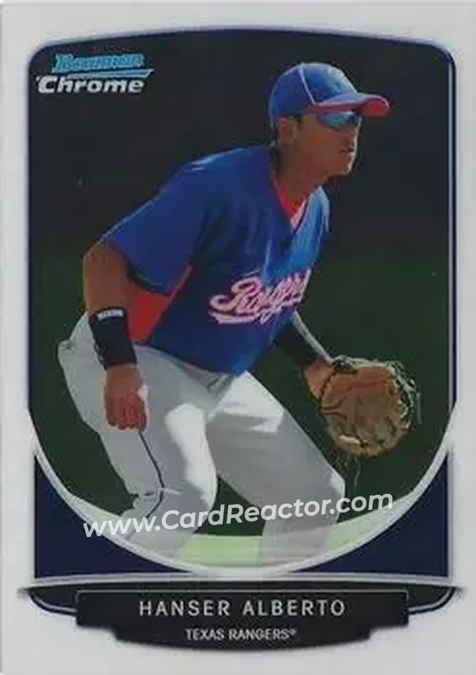 2013 Bowman Chrome - Prospects #BCP198 - Hanser Alberto - Texas Rangers