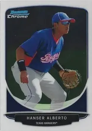 2013 Bowman Chrome - Prospects #BCP198 - Hanser Alberto - Texas Rangers