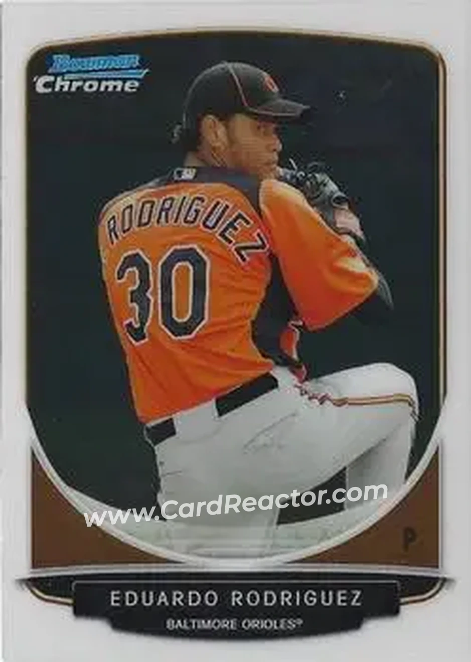 2013 Bowman Chrome - Prospects #BCP207 - Eduardo Rodriguez - Baltimore Orioles - Front