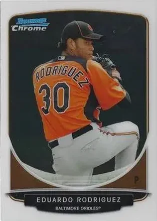 2013 Bowman Chrome - Prospects #BCP207 - Eduardo Rodriguez - Baltimore Orioles