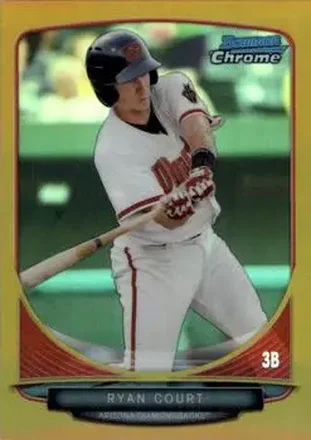 2013 Bowman Chrome - Prospects Gold Refractors #BCP166 - Ryan Court - Arizona Diamondbacks