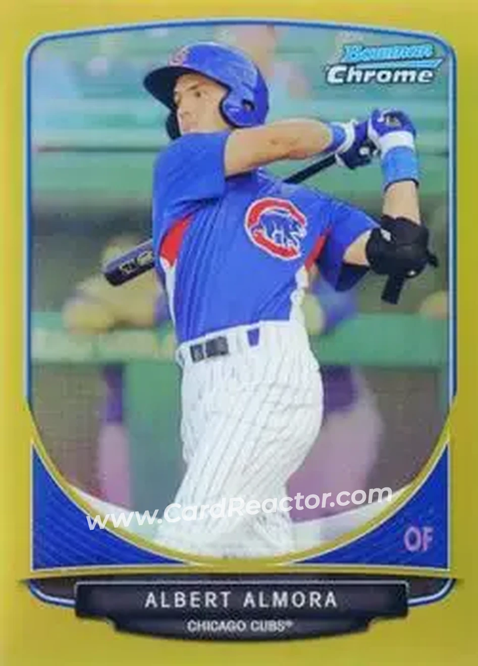 2013 Bowman Chrome - Prospects Gold Refractors #BCP206 - Albert Almora - Chicago Cubs