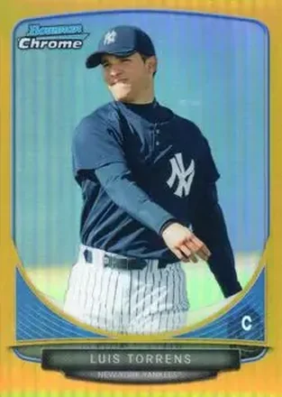 2013 Bowman Chrome - Prospects Gold Refractors #BCP214 - Luis Torrens - New York Yankees